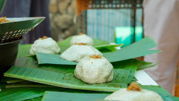 Handgemaakte Ching Ming Festival aanbidding voorouders aanbod Caozai Kueh Kueh