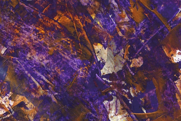 Foto handgetekende abstracte veelkleurige acryltextuur