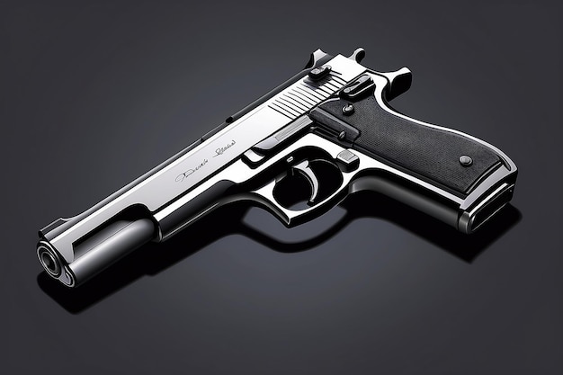 Photo handgun pistol vector