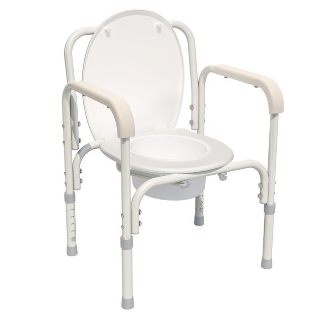 Photo handicap portable toilet chair 3d rendering