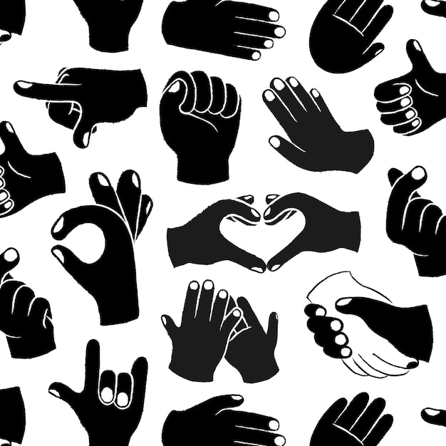 Handle doodle png doorzichtige achtergrond schattig gebaar patroon in het zwart