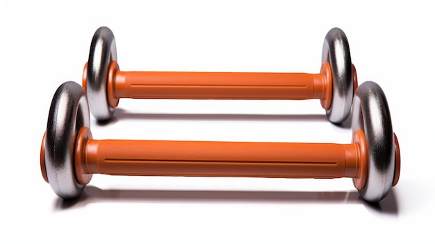 Handles on White Background