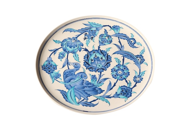 Handmade authentic gift porcelain plate