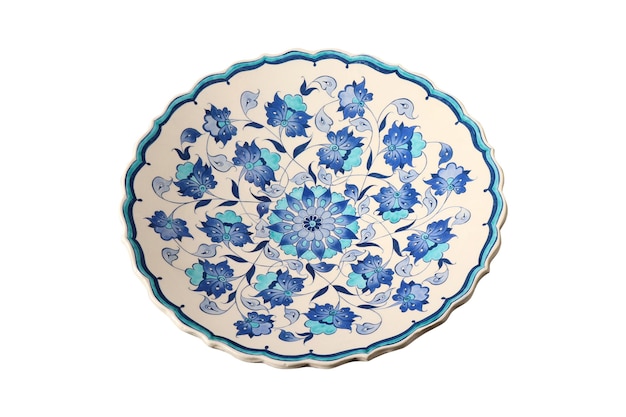 Handmade authentic gift porcelain plate