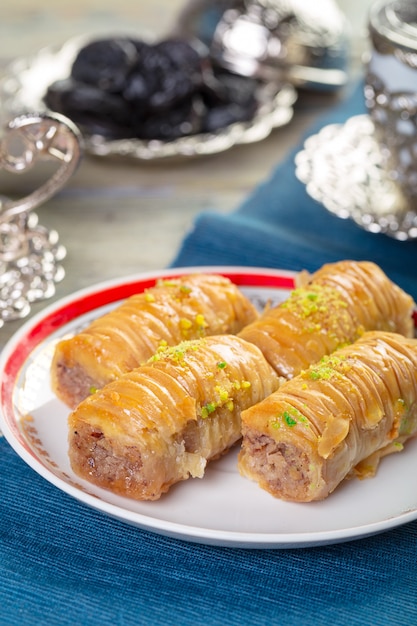 Handmade baklava