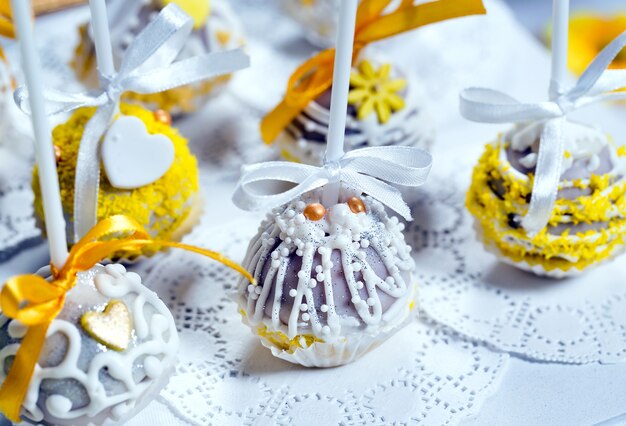 Handmade cake pops