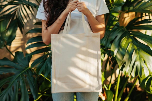 Фото Ручная сумка из холста для девочек