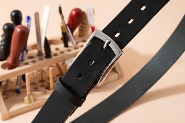 Handmade exquisite men's leather belt