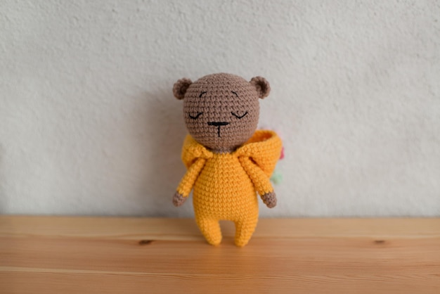 Handmade Knitted Teddy Bear Toy