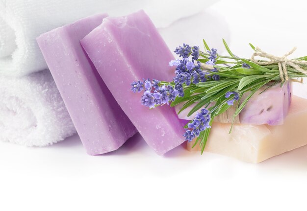 Handmade lavender Soaps