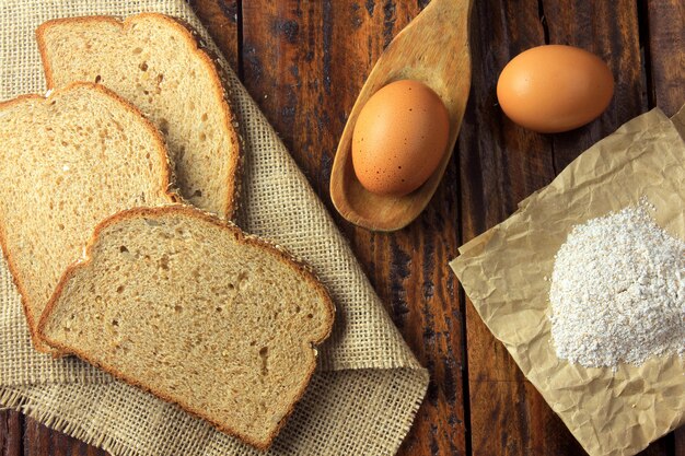 Handmade organic bread