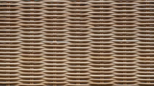 Foto fondo di struttura della superficie di legno del rattan di vimini fatto a mano