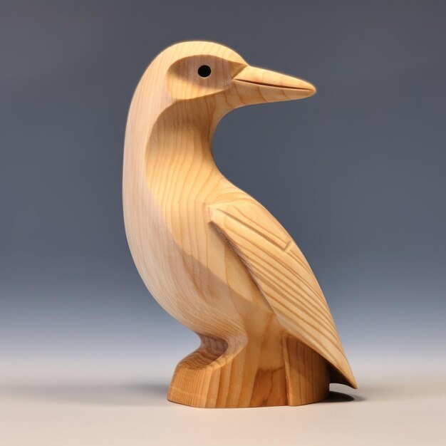 Photo handmade wooden albatross sculpture suburban ennui capturer