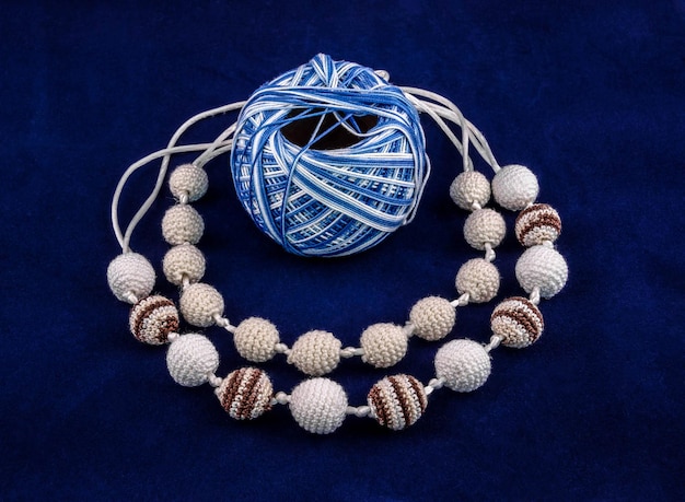 Handmade yarn jewelry