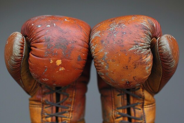 Foto mani nei guantoni da boxe