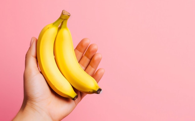 Hands holding a banana