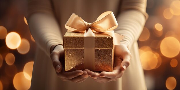 hands holding a gift