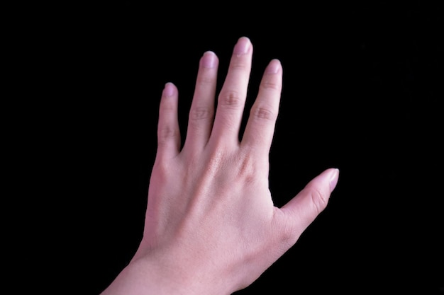 Hands Human on the background