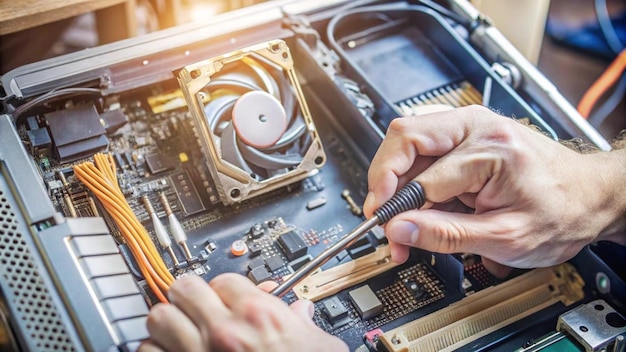 コンピューター修理の道具を手に入れる