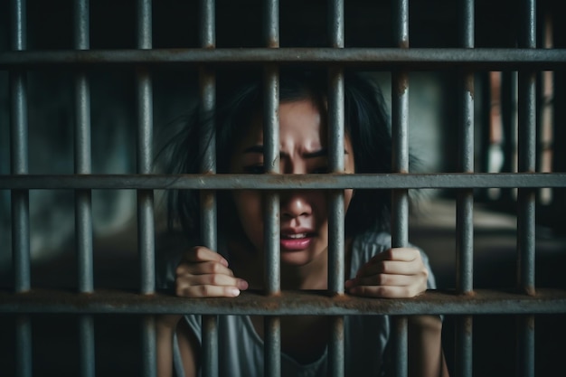 Руки женщин отчаянно пытаются поймать железного заключенного. Тайский народ надеется быть свободным. Если нарушитель закона будет арестован и заключен в тюрьму.
