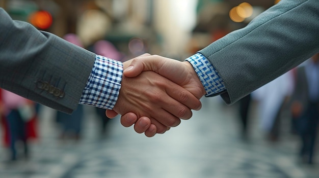 handshake of businessmen