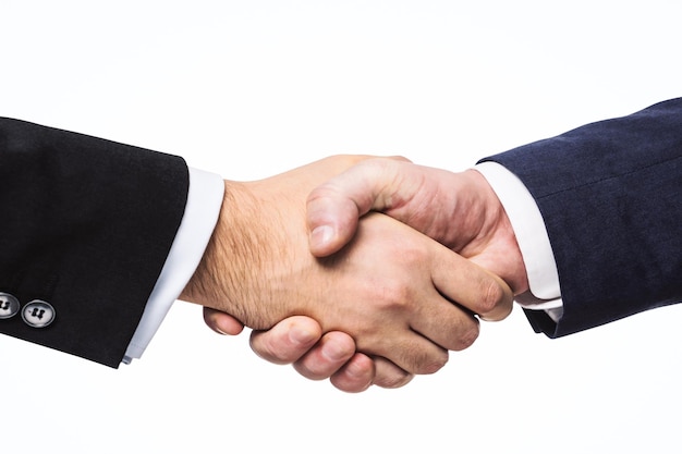 Handshake isolate on a white background