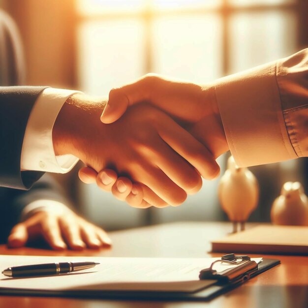 Handshake of Success How to Depict the Feeling of Accomplishment and Mutual Respect