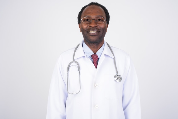 handsome African man doctor