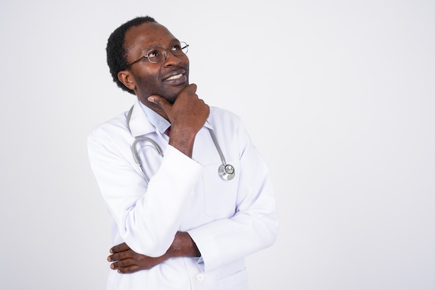 handsome African man doctor