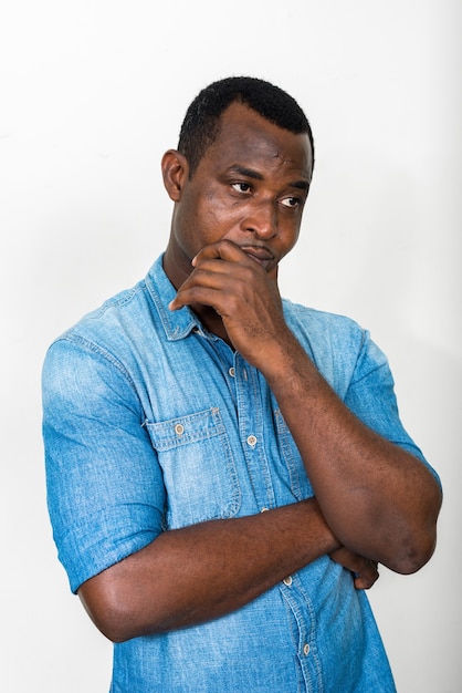 handsome bearded African man