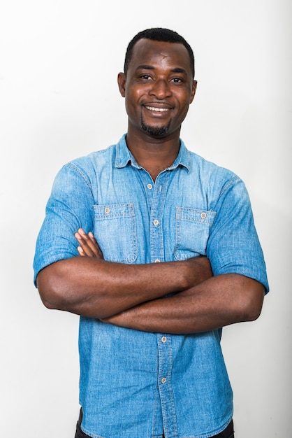 handsome bearded African man