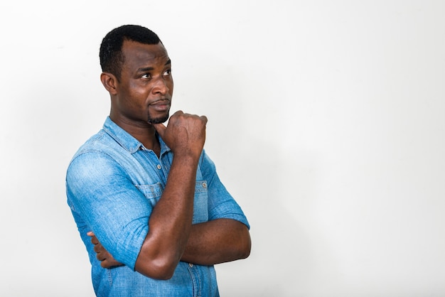 handsome bearded African man