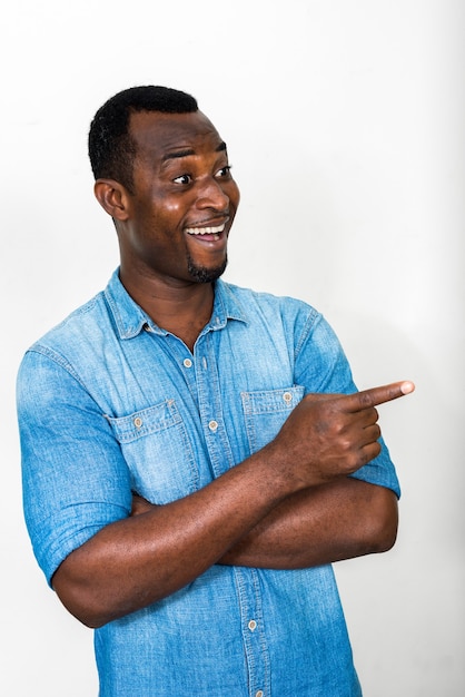 handsome bearded African man