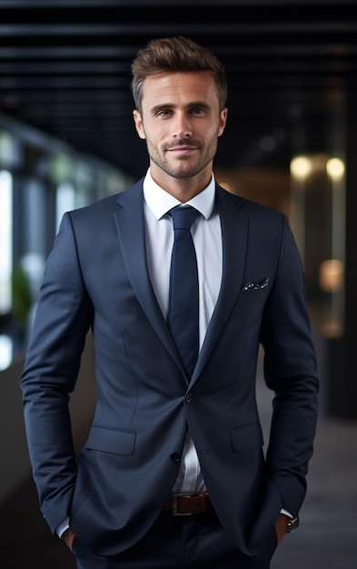 Handsome Businessman In Suit