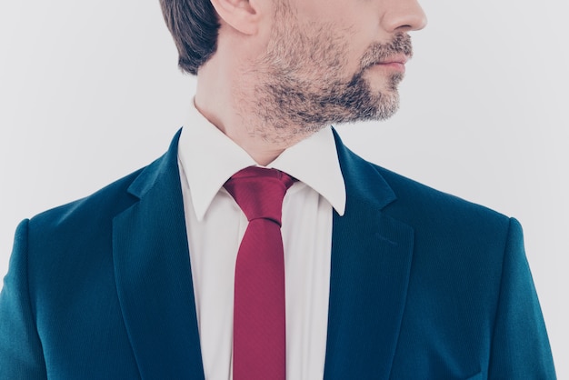 Handsome businessman with tie
