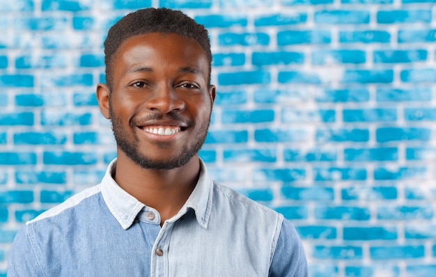 Handsome man smiling