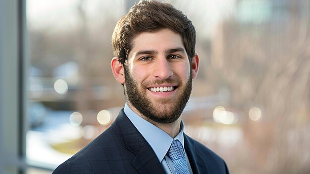 handsome smiling attorney headshot
