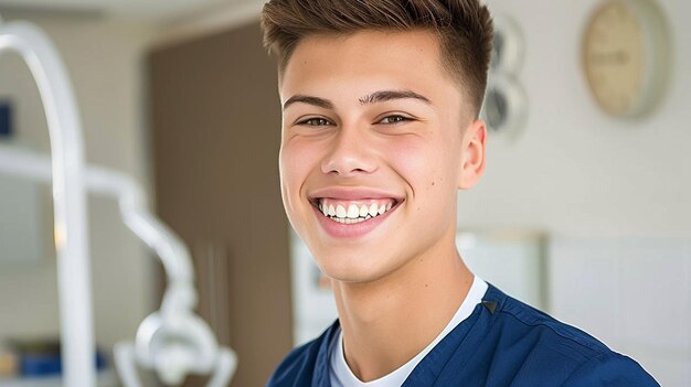 Handsome Smiling Dentist Headshot