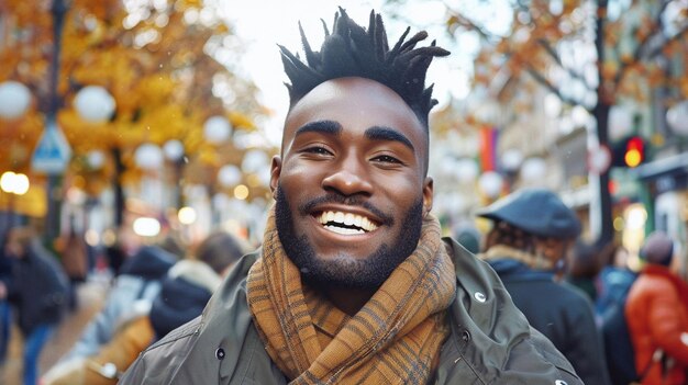 Handsome Smiling Detective Headshot