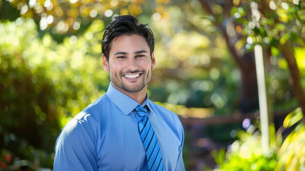 Handsome Smiling HR Manager Headshot