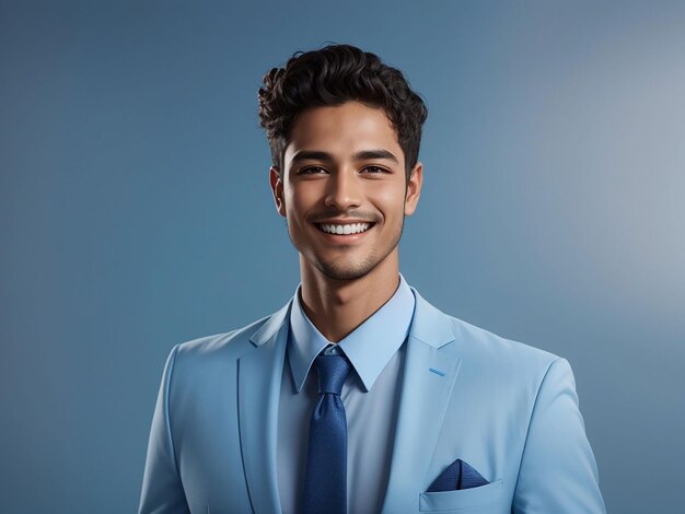 Handsome smiling young man with folded arms