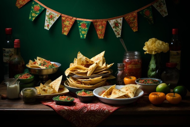 A handson shot of someone folding a tortilla over the