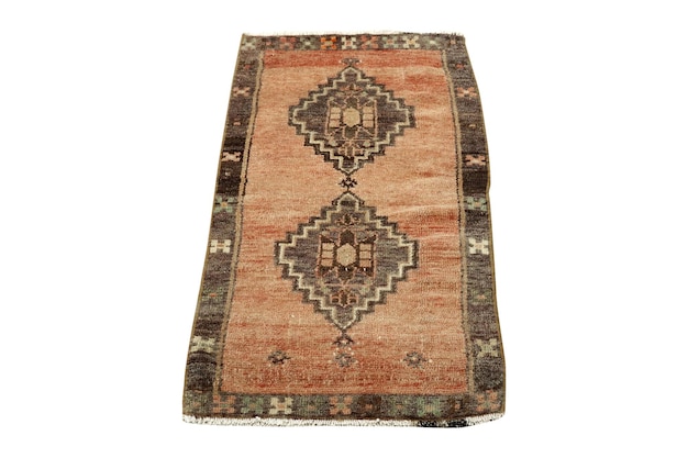 手織りの装飾的なウールのトルコ絨毯