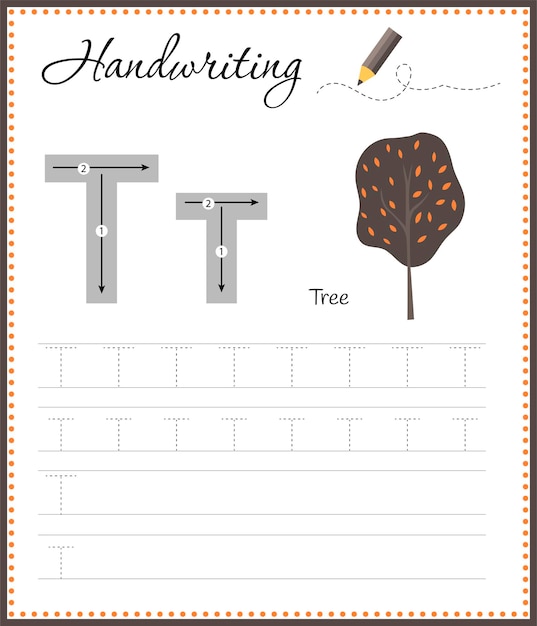 Handwriting workbook for children worksheets for learning letters activity book for kids educational