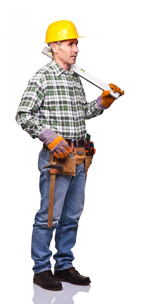 Photo handyman portrait