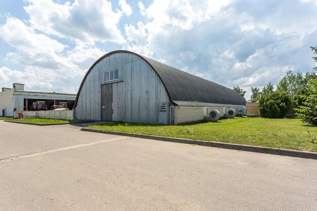 Hangar for fruits and vegetables in storage stock production\
warehouse plant industry