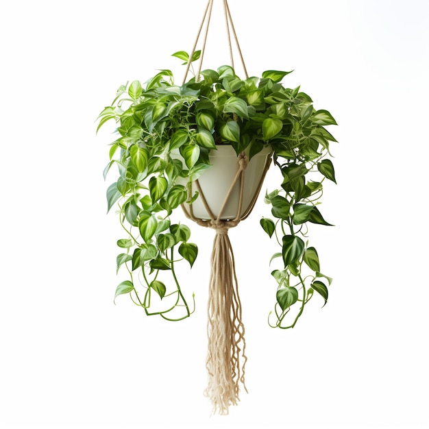 a hanging plant with a plant hanging from it