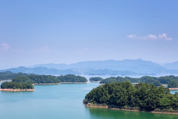 Hangzhou duizend eiland meer landschap China