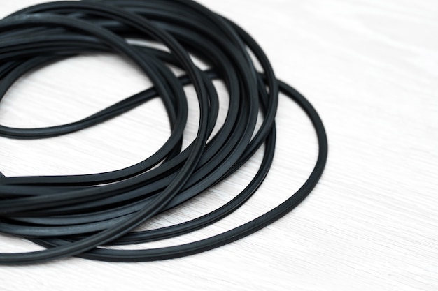 The hank of black rubber seal gasket for pvc windows