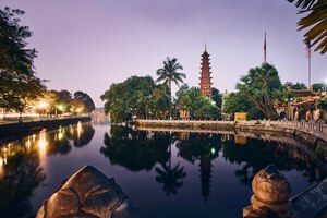Hanoi at dusk